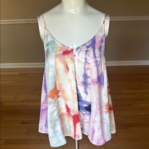 entro NWOT tie dye cami top